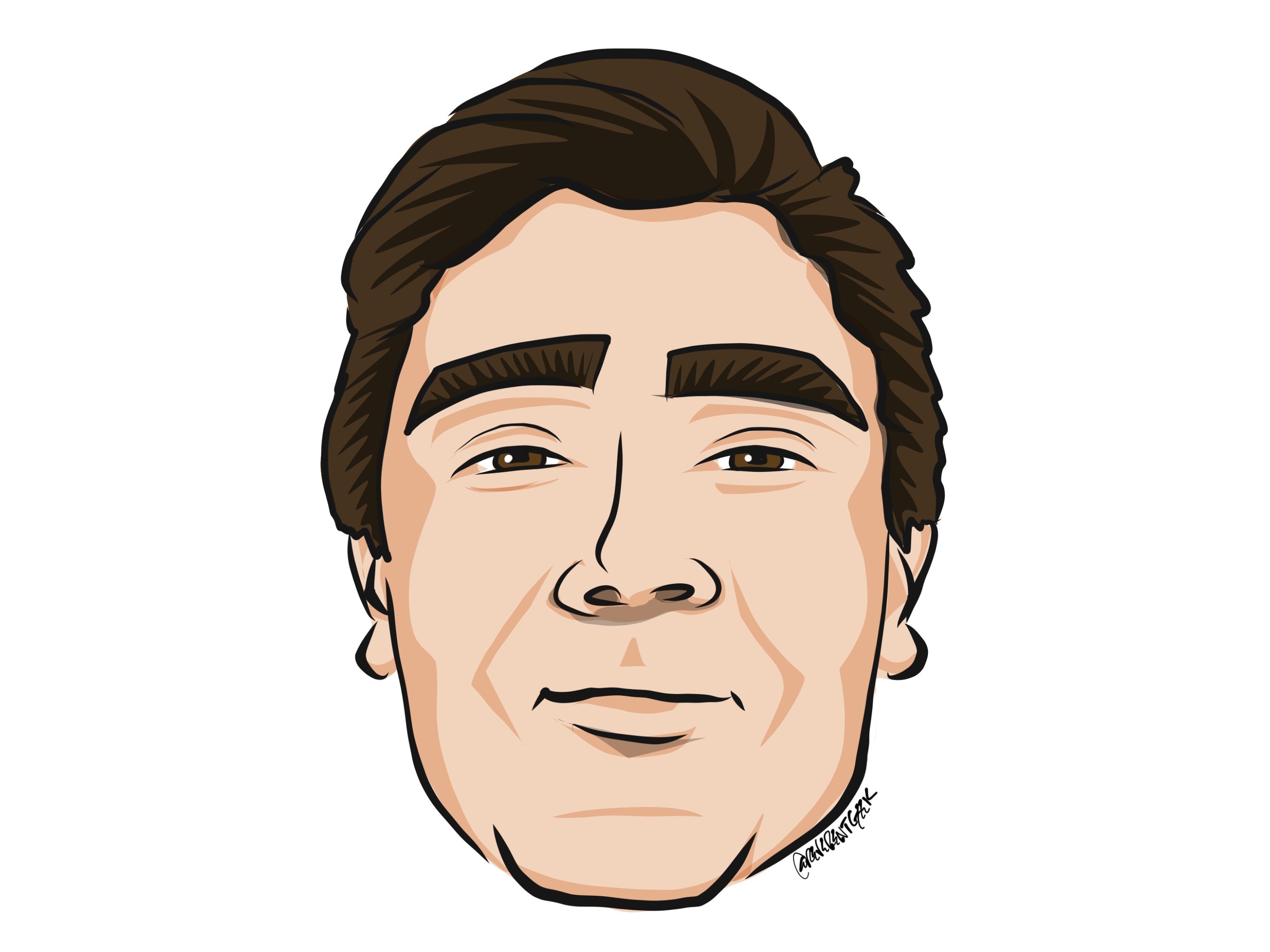 Rigo Macias caricature